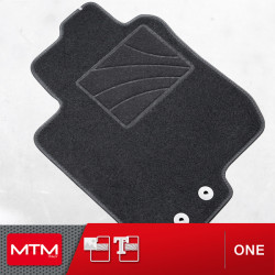 es. tapis MTM One - talonnette en moquette - bordure noir coton antiderapant