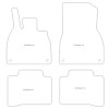 Tapis pour Mercedes EQS (V297) 2021- MTM