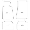 Tapis velour pour BMW Serie 5 (E34) Touring 1992-1996 MTM