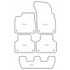 Tapis velour pour Audi Q7 (4M) 7 posti 06.2015-10.2019 MTM