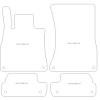 Tapis personnalise pour Mercedes Classe S (A217) Cabrio 2014- MTM