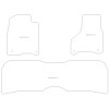 Tappetini auto per Dodge Ram Crew Cab 2013-/