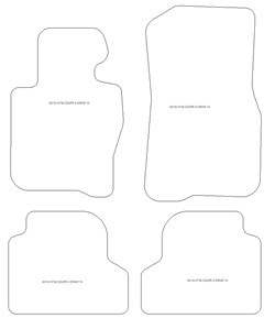 Tapis de sol pour BMW Serie 4 (F32) Coupè X-Drive 10.2013-09.2020