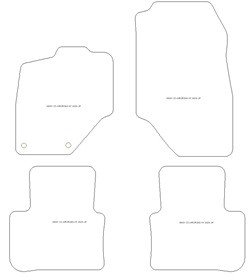 Tapis pour DS N 8 Electric 2025- MTM One