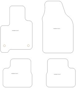 Tapis pour Fiat 500 Hybrid 2026- MTM Top