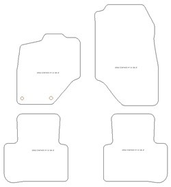 Tapis pour Jeep Compass Hybrid 2026- MTM Plus