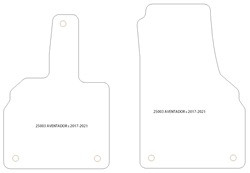 Tapis pour Lamborghini Aventador S 2017-2021 MTM Plus