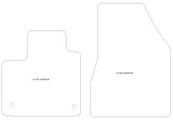 Tapis pour Mercedes Citan (W420) van 10.2021- MTM One