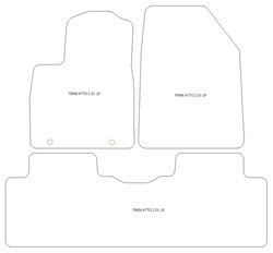 Tappetini per BYD Atto 2 2025- MTM One