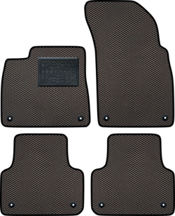 Tapis pour Audi Q7 (4M) 7 sieges 06.2015-10.2019 MTM EVA