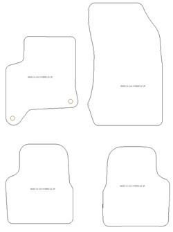 Tapis pour Citroen C4 III Hybrid 2025- MTM EVA