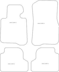 Tappetini per BMW Serie 4 (F36) Gran Coupe 2014-10.2021 MTM One