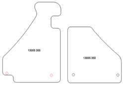 Tappetini per Ferrari 355 1994-1999 MTM One