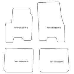 Tappetini auto per SsangYong Korando I 1997-2010