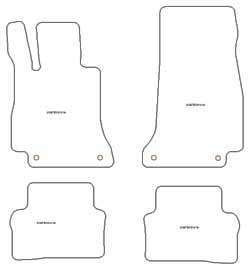 Tappetini per Mercedes Classe E (W213 T) Wagon (anche Plug-in Hybrid) 11.2016-07.2023 MTM One