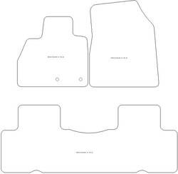 Tappetini per Renault Scenic IV 12.2016-09.2022 MTM One