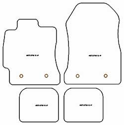 Tapis pour Toyota GT86 Coupe 2012-/ MTM One