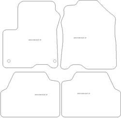 Tapis pour Hyundai Kona Electric 2018-08.2023 MTM One