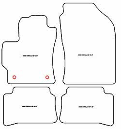 Tappetini auto per Toyota Corolla XII (E210) Hatchback (anche Hybrid) 2019-