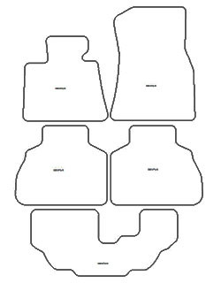 Tapis pour BMW X7 (G07) 7 sieges 2019- MTM One