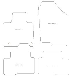 Tapis pour Hyundai Tucson III Mild Hybrid 48V / Essence / Disel 2021- MTM One