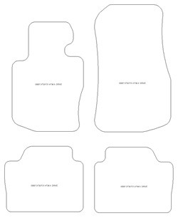 Tapis pour BMW Serie 4 (F36) Gran Coupe X-Drive 2014-10.2021 MTM One