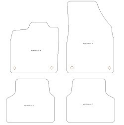 Tappetini auto per Skoda Enyaq iV Coupe 2022-