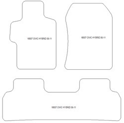 Tapis pour Honda Civic Hybrid 2006-2011 MTM One