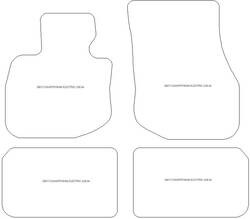 Tapis pour Mini Countryman (U25) Electric E/SE 03.2024- MTM One