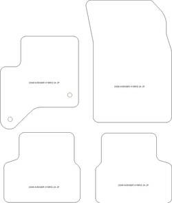 Tapis pour Jeep Avenger Hybrid 2024- MTM One