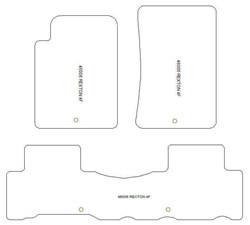 Tappetini per SsangYong Rexton 2004-05.2013