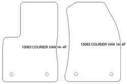 Tappetini per Ford Courier Transit 2014-2018 MTM Plus