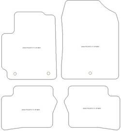 Tappetini per Kia Picanto III (JA) 04.2017- MTM Plus