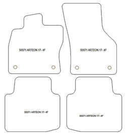 Tapis pour Volkswagen Arteon / Arteon Shooting Brake 2017- MTM Plus