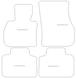 Tapis pour Mini Countryman (F60) Plug-in Hybrid 2020-10.2023 MTM Plus