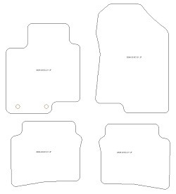 Tapis pour Hyundai i20 (BC3) (aussi T-GDI 48V) 10.2020- MTM Plus