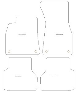 Tapis pour Audi A6 (C8) Avant 2018- MTM Plus