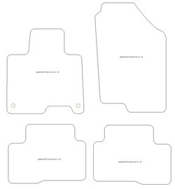 Tapis pour Kia Sportage V (NQ5) Mild Hybrid 48V / Essence / Disel 12.2021- MTM Plus