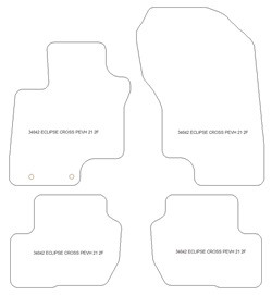 Tapis pour Mercedes Citan (W420) van 10.2021- MTM Plus