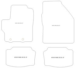 Tapis pour Toyota Yaris GR 2020- MTM Plus