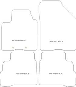 Tapis pour Suzuki Swift 04.2024- MTM Plus