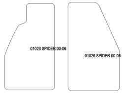 es. tapis de sol auto MTM Top - bordure noire similicuir - surpiqure blanche