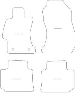 Tappetini per Subaru Impreza IV 04.2013-2017 MTM Top