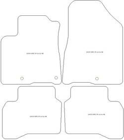 Tappetini per Kia Niro Hybrid / Plug-in Hybrid 08.2016-07.2022 MTM Top