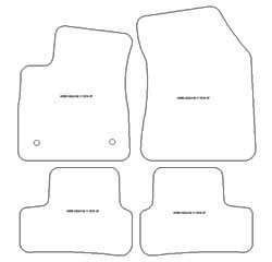 Tappetini per Renault Megane IV Hatchback 01.2016- MTM Top