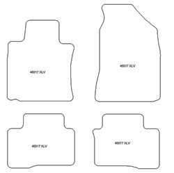 Tappetini auto per SsangYong XLV 08.2016-09.2019