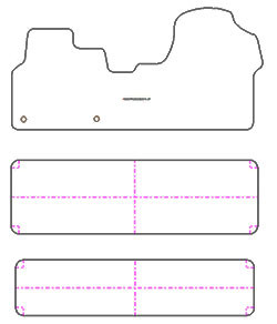 Tappetini per Toyota Proace Verso / Proace Verso Electric 2016- MTM Top