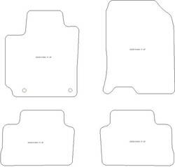 Tapis pour Hyundai Kona Diesel/Essence/Mild Hybrid 48V 11.2017-08.2023 MTM Top