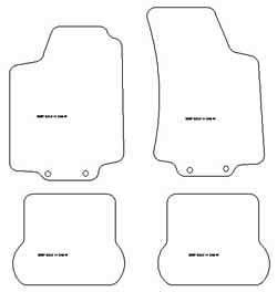 Tapis pour Volkswagen Golf 4 Cabrio 1998-2002 MTM Top