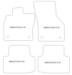 Tappetini auto per Skoda Octavia IV Wagon (anche Plug-in Hybrid) 2020-